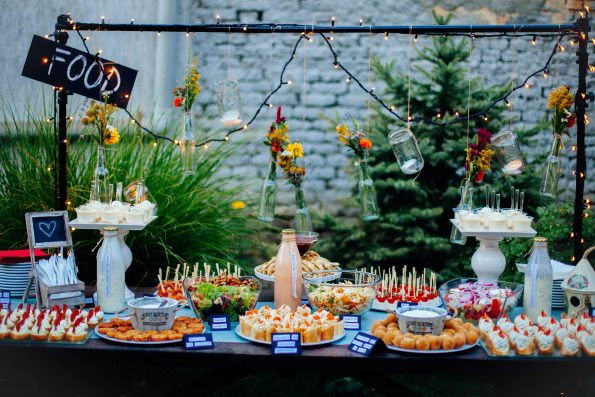 wedding checklist food