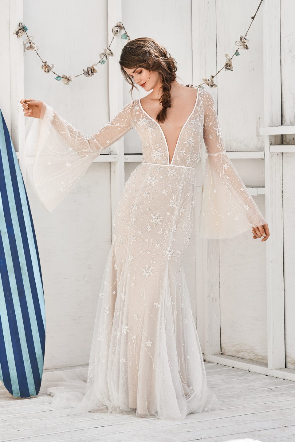 Lillian West's Flared Sleeves