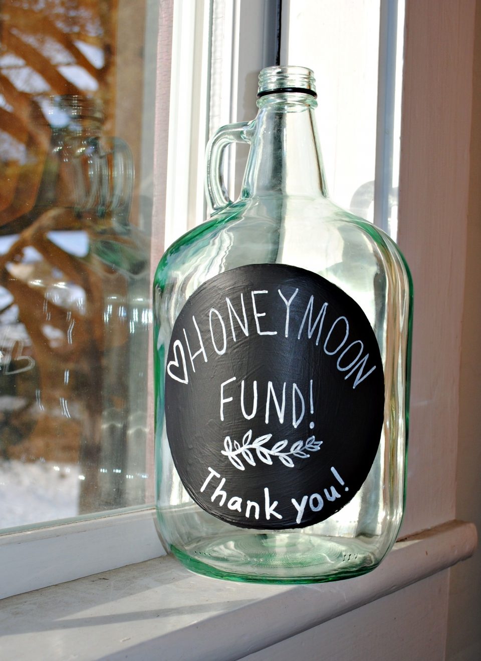 Honeymoon Fund Jar.
