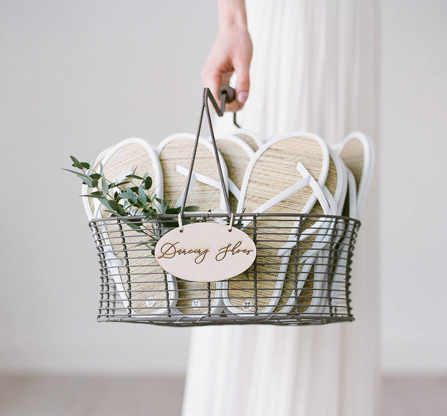 Give your guests some dancing shoes!
