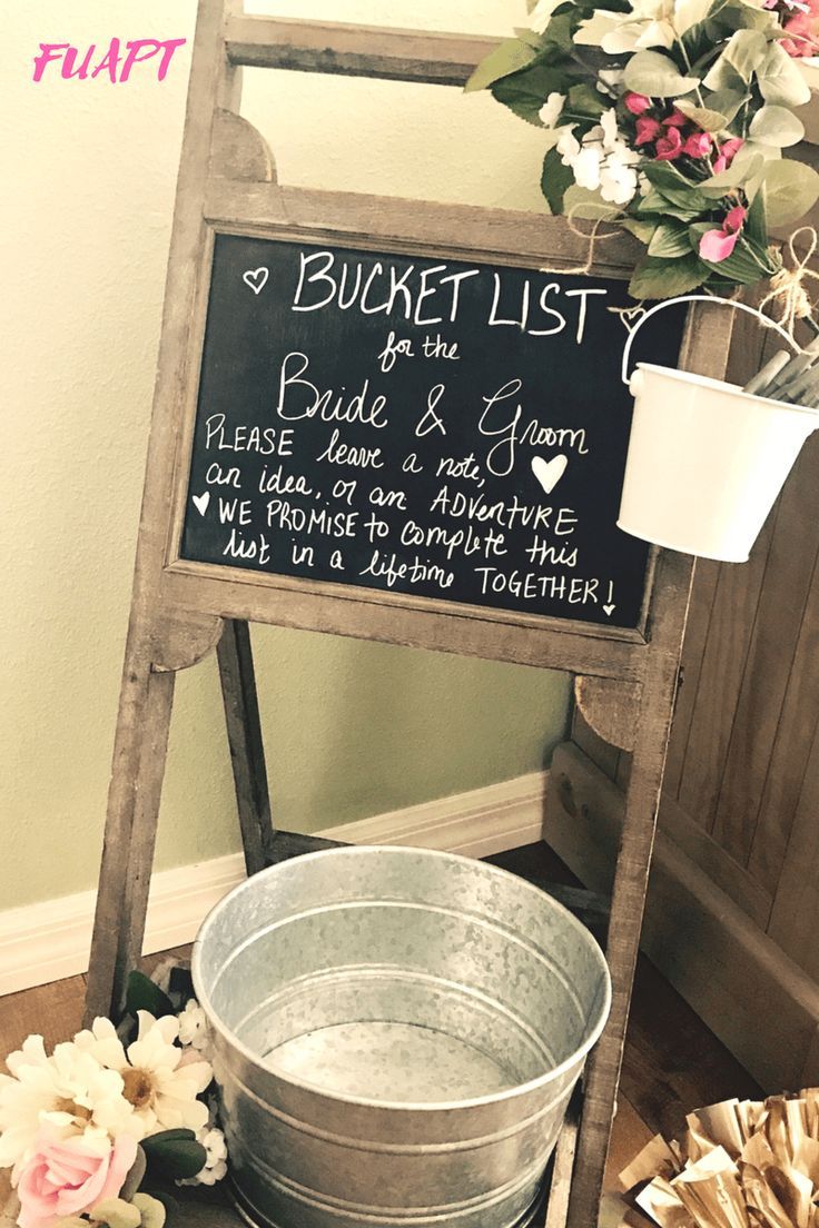 Bucket List Wedding Idea.