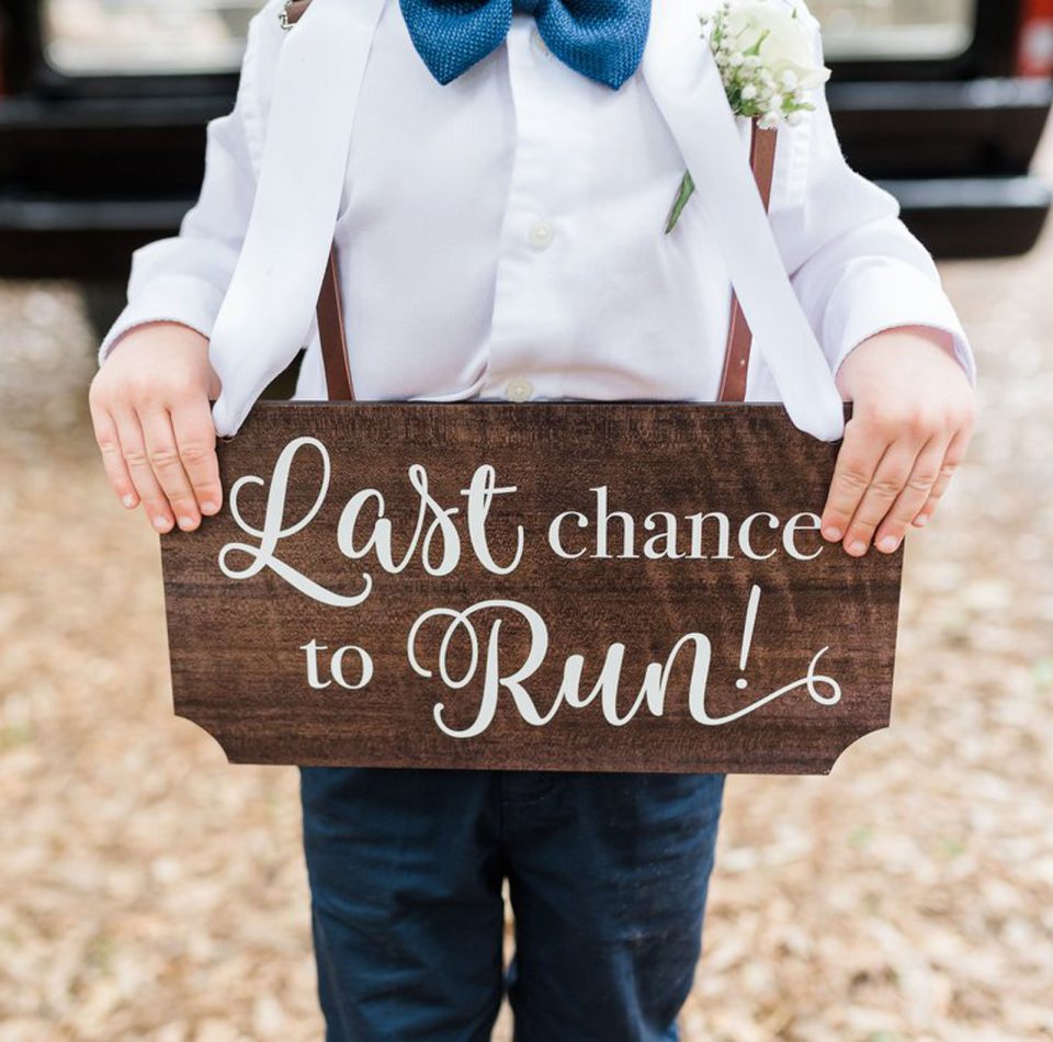 Ring Bearer Sign