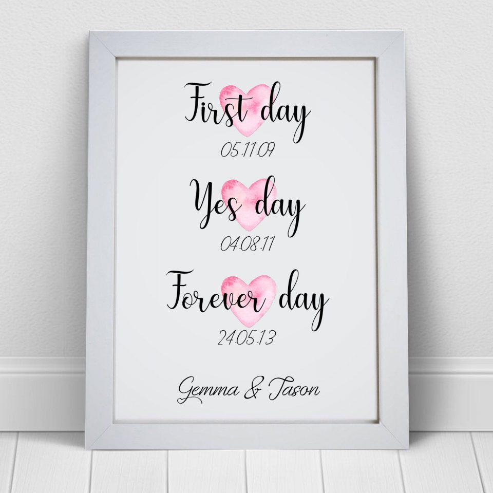 Get this lovely sign for the wedding for as little as £6.