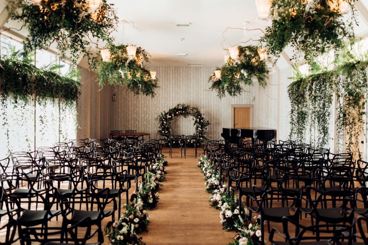 The beautiful ceremony hall.