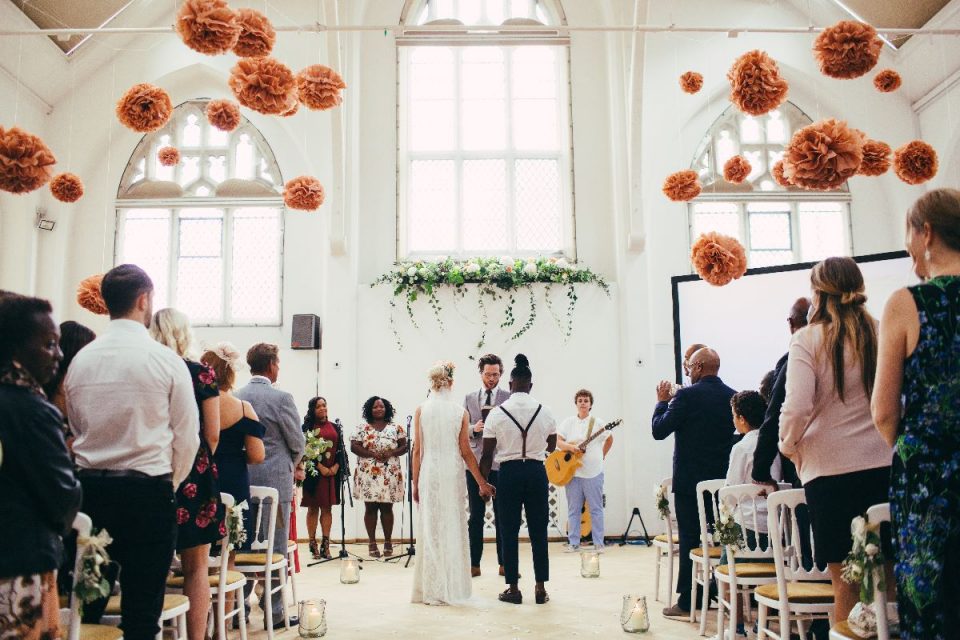 A modern space for modern weddings.