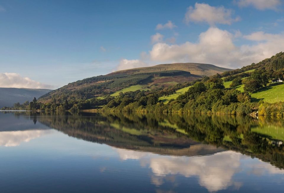 Who wouldn't want to wake up to the beauty of South Wales?