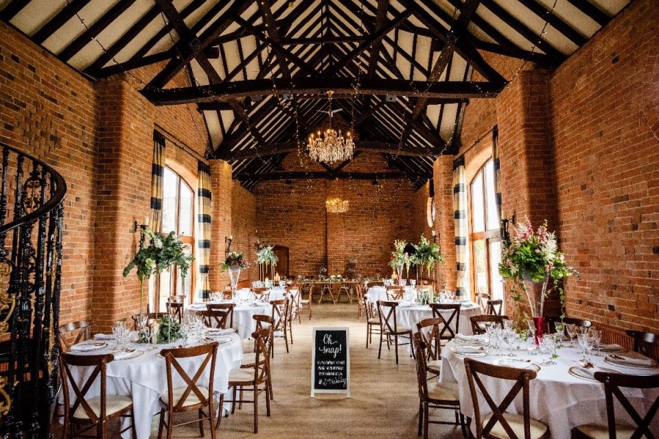 The Stratford Park Hotel & Golf Club's wedding barn.