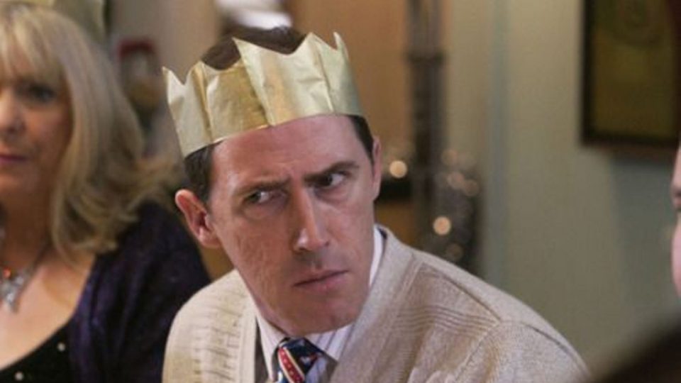 The wonderful Bryn in this brilliant Welsh sitcom.