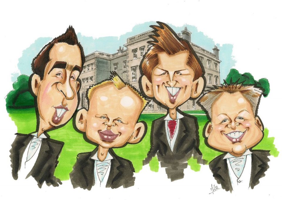 Caricatures and Cartoons by Mick Wright.