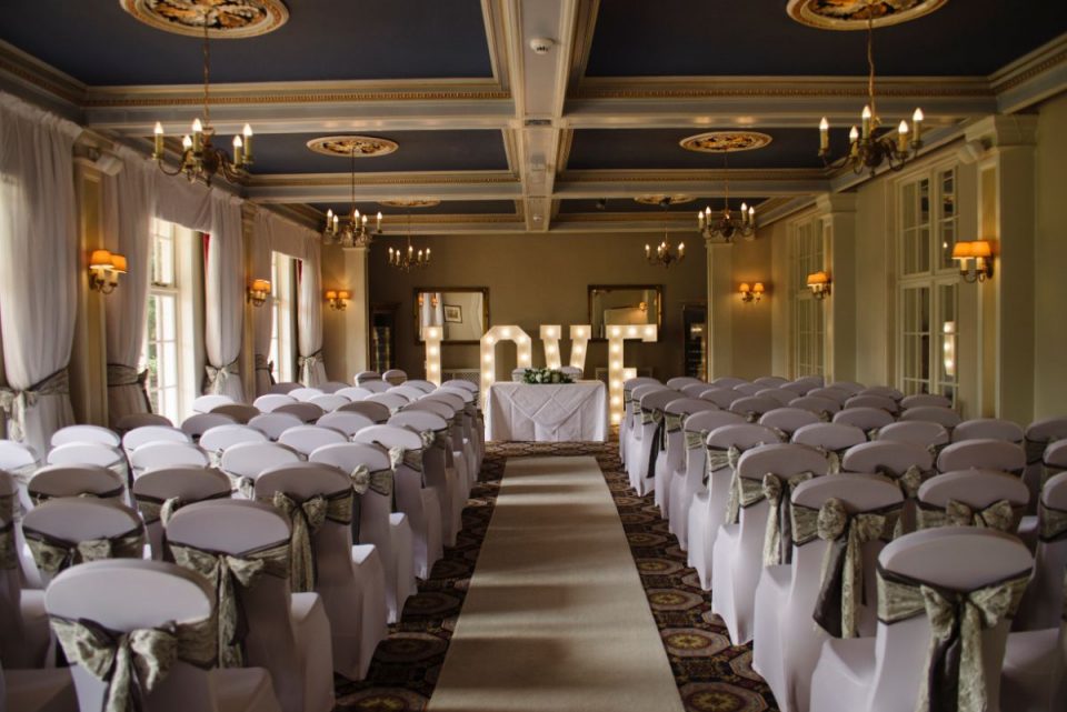 Fabulous interiors to host a beautiful wedding indoors too.
