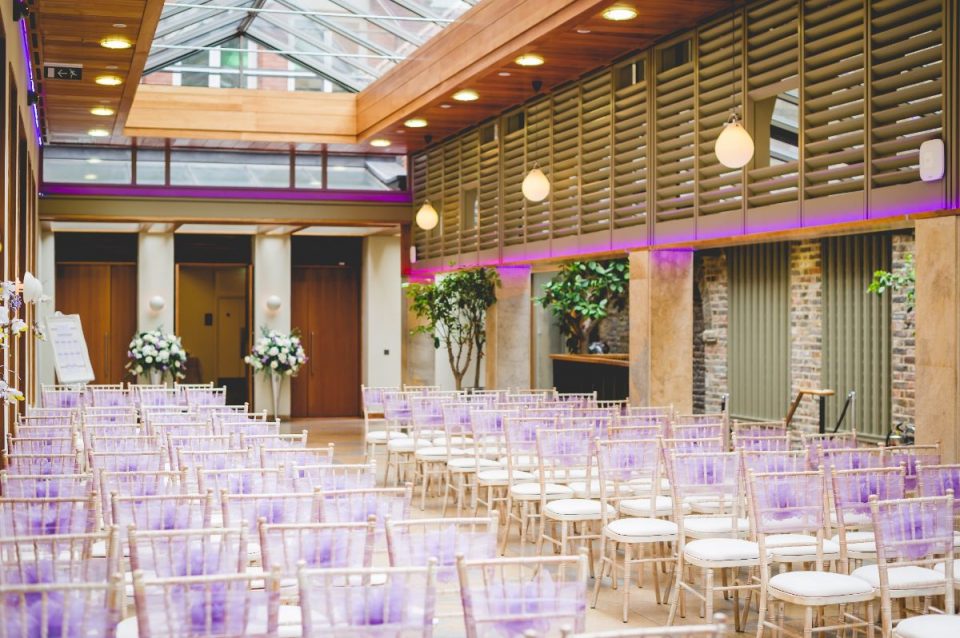 The beautiful orangery with its modern styling.