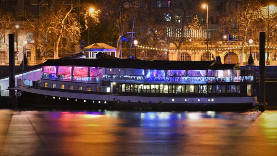 Imagine partying on this boat until the early hours!