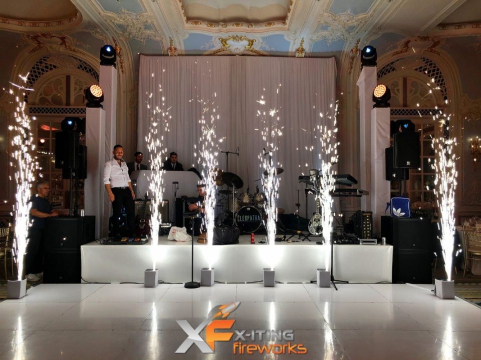 Indoor Fireworks - Sparkle Fountains.