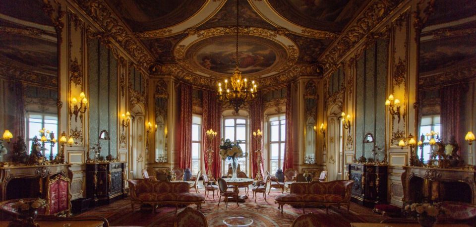Act like lords and ladies of the castle in stately rooms such as this!