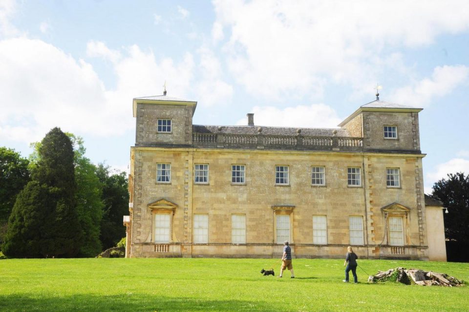 The glorious Palladian mansion itself.