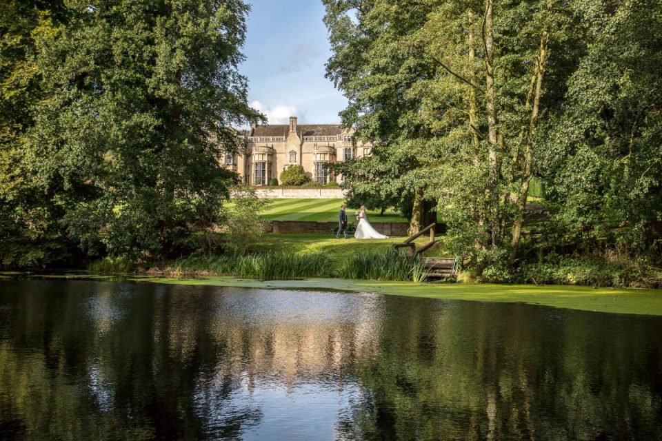 Mike Brown Photographic is responsible for this amazing shot of a couple at their stately home wedding.