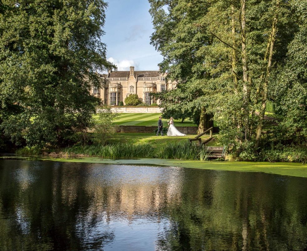Mike Brown Photographic is responsible for this amazing shot of a couple at their stately home wedding.