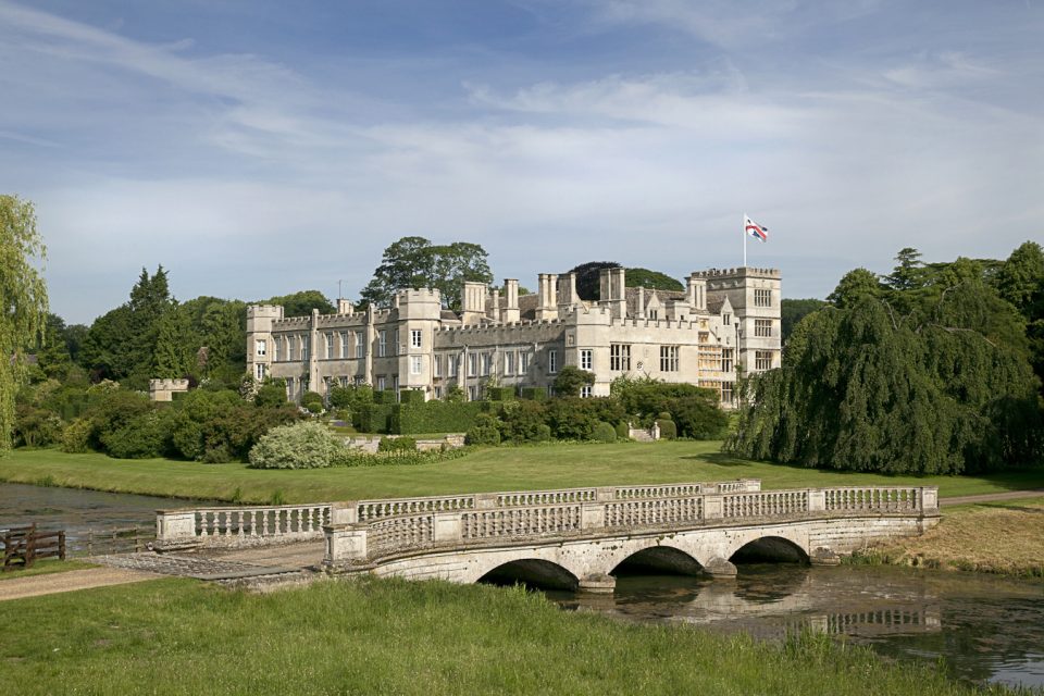 The house looks more like a castle than a country manor!