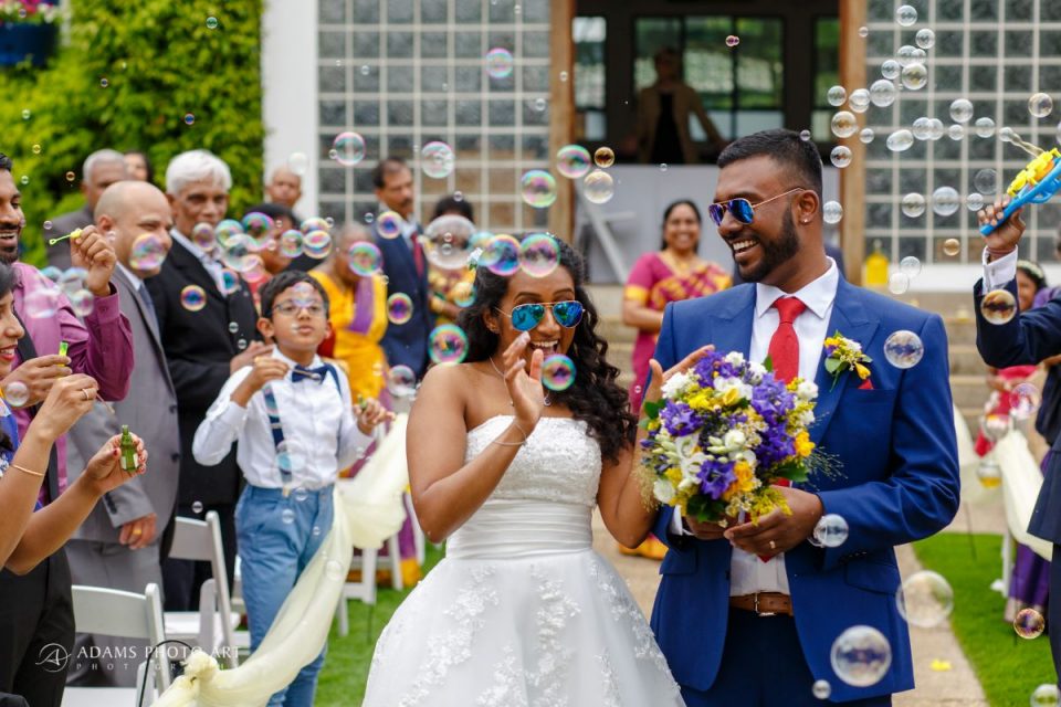 We love the bright colours and sunny style of this wedding.