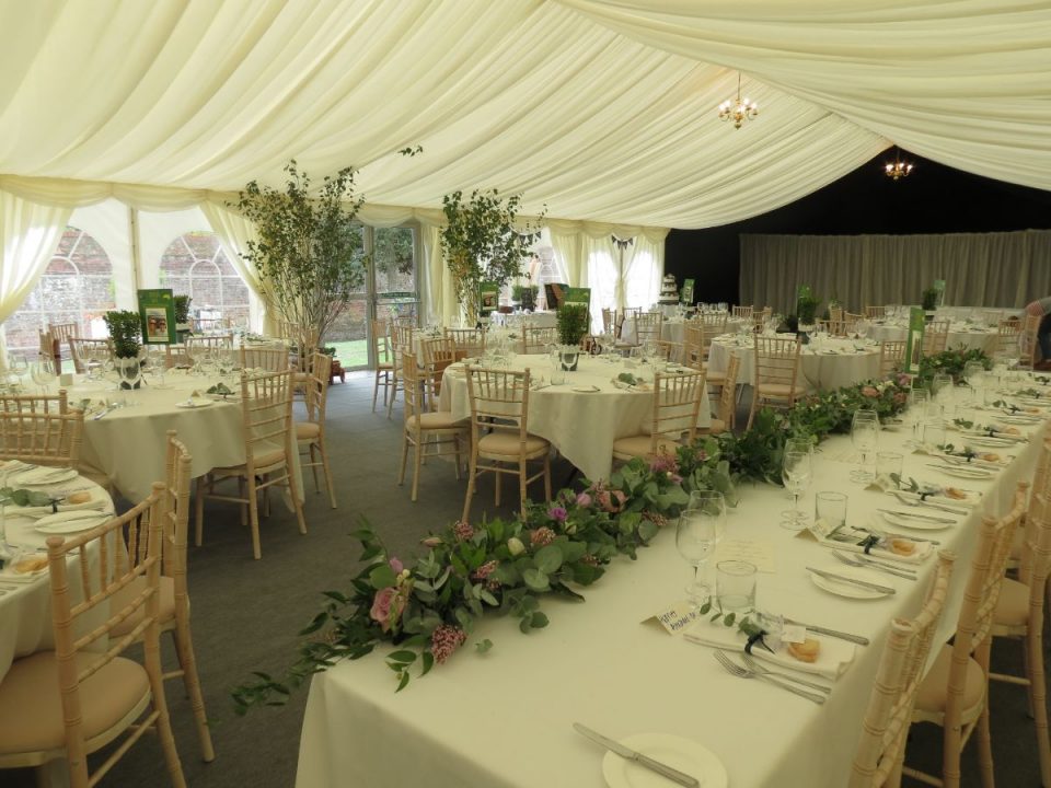 Have the marquee wedding of your dreams at this venue.