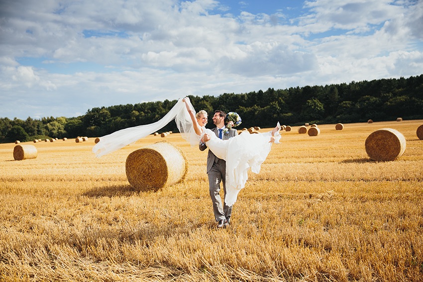 Hay bales in a field is a must have photo!