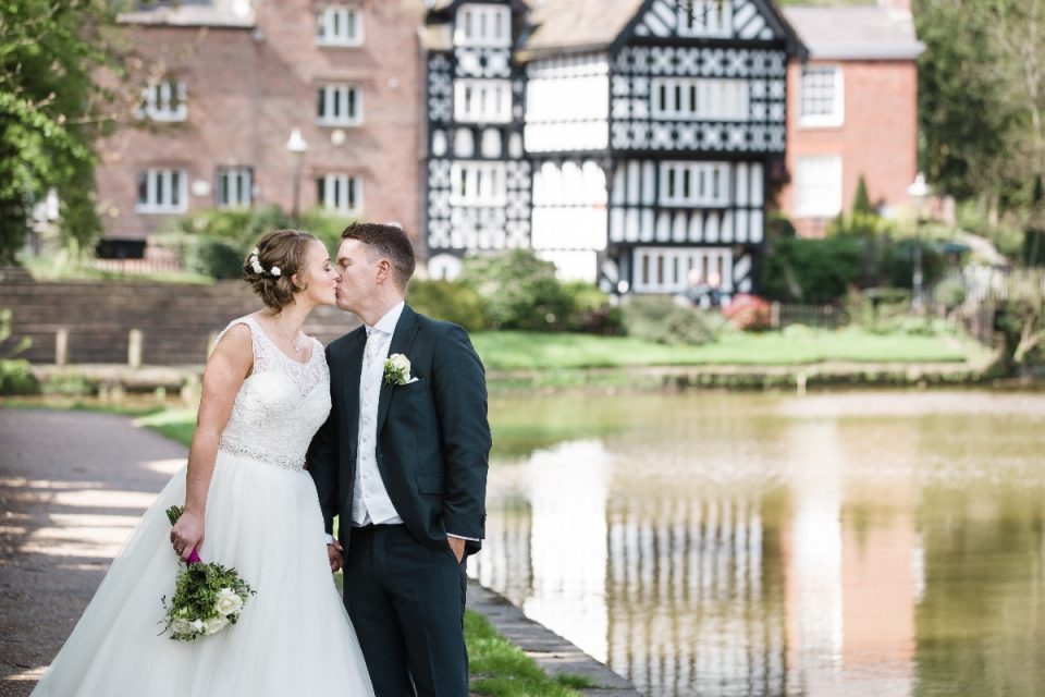How beautiful is that dress and what a venue! 