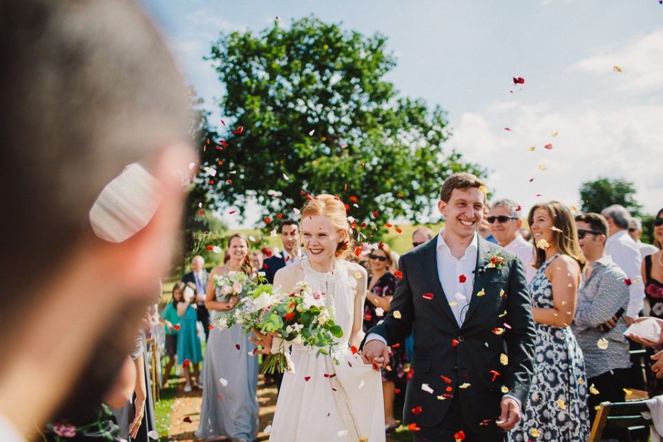 Claire and Joshua married at Alcott Weddings in Alvechurch. Sara Lejon was the photographer