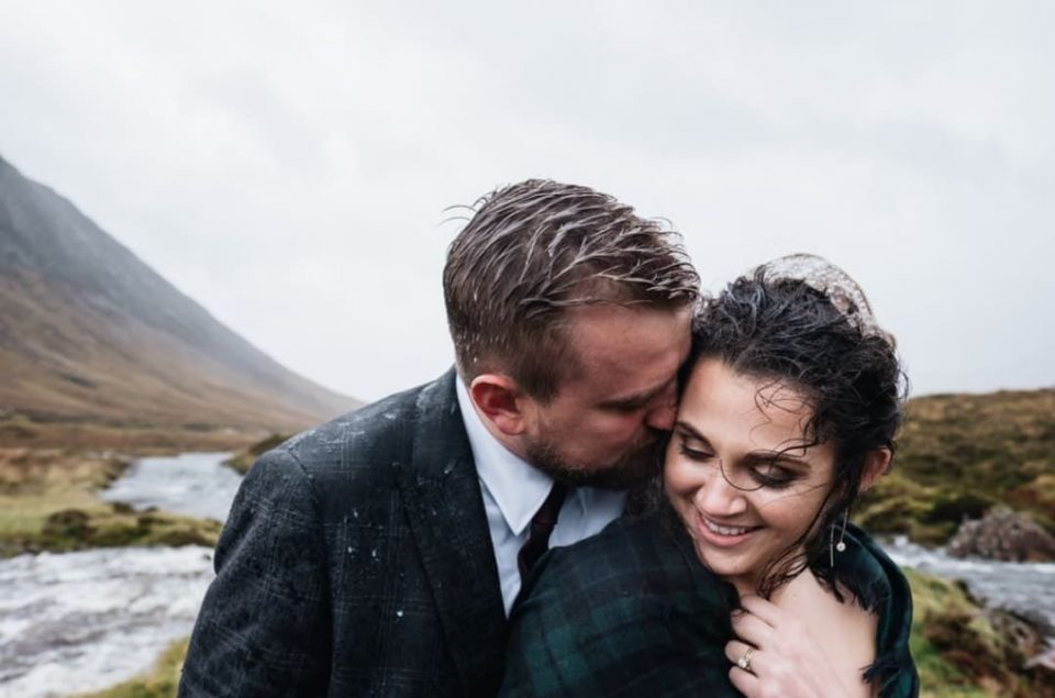 This couple at Barcaldine Castle created some beautiful photos!