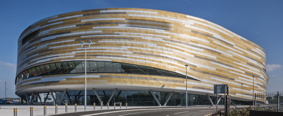 Derby Arena is a beautiful arena and perfect for a modern backdrop.