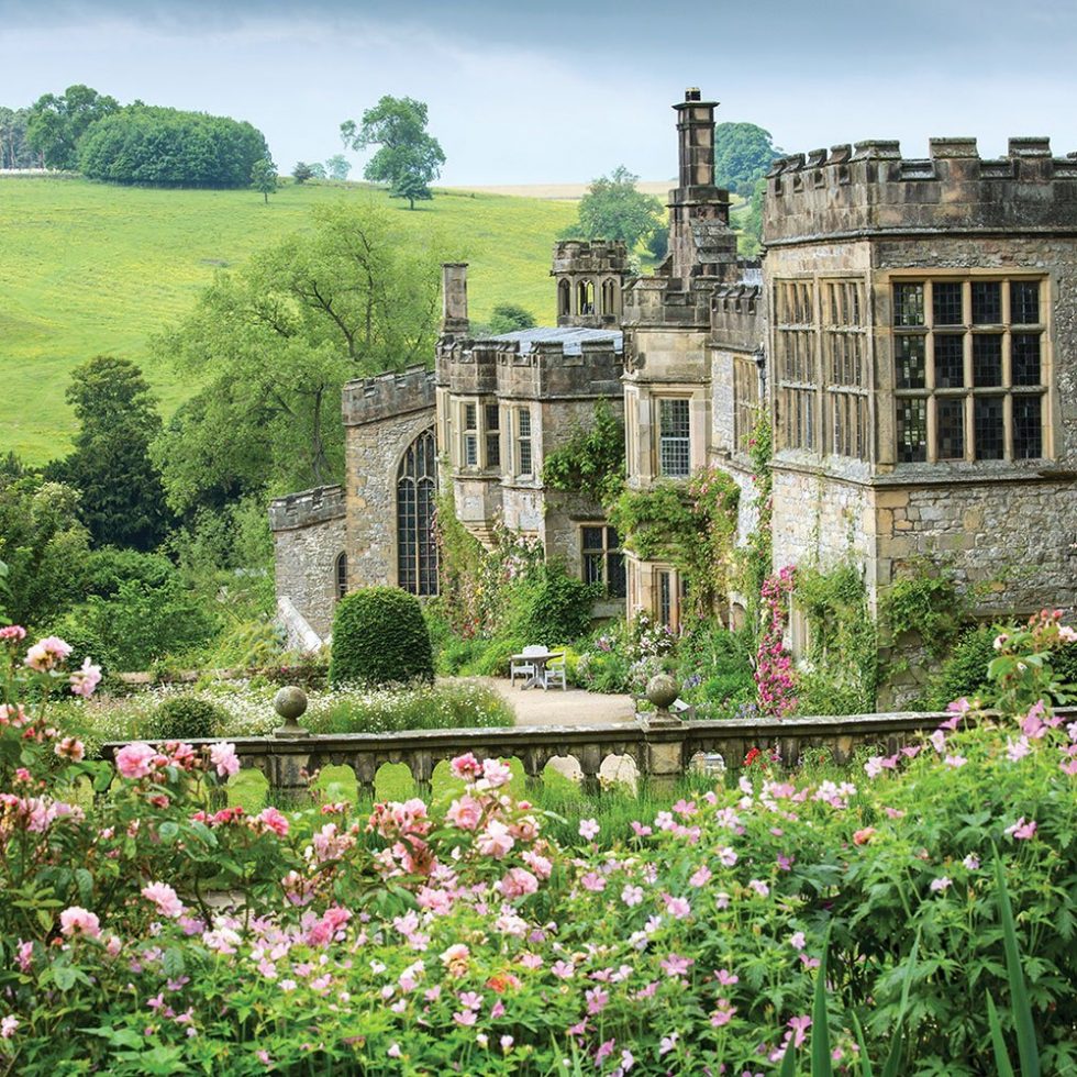 Haddon Hall in Derbyshire.