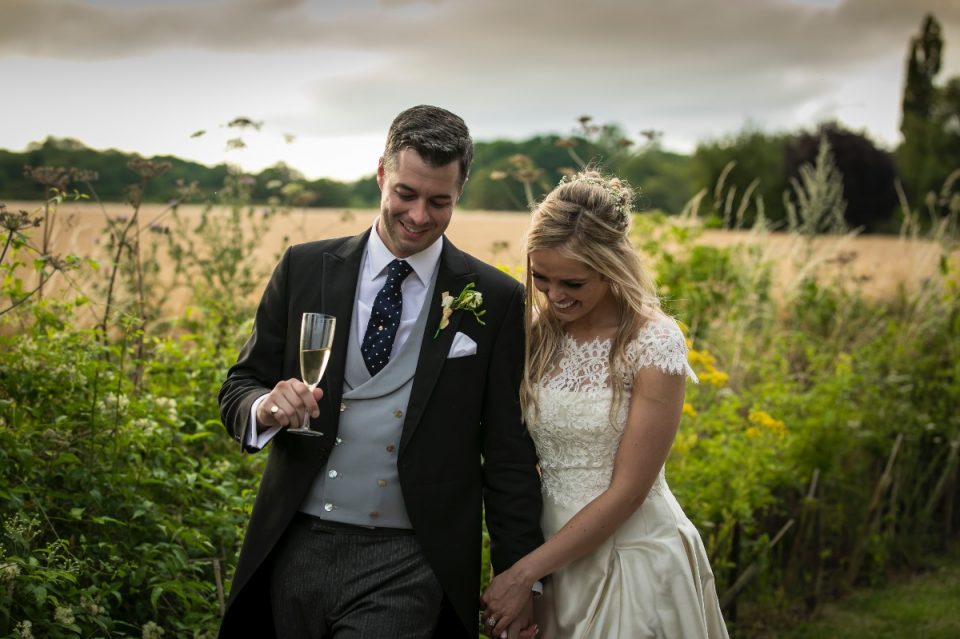 The happy couple Annabel and Paul.