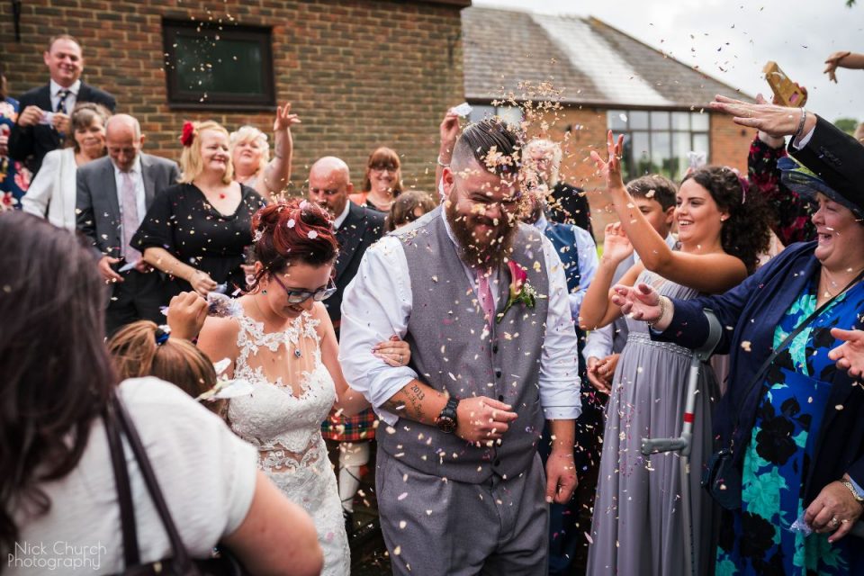 And of course there's a confetti shot!