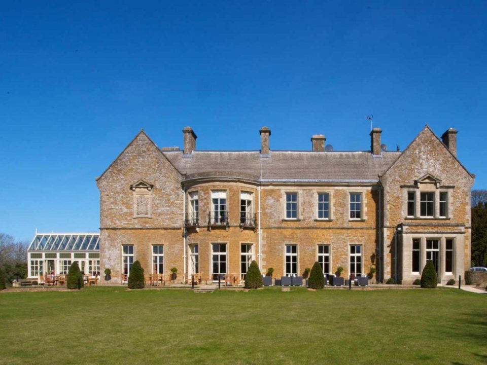 The beautiful country manor in Stow-on-the-Wold.