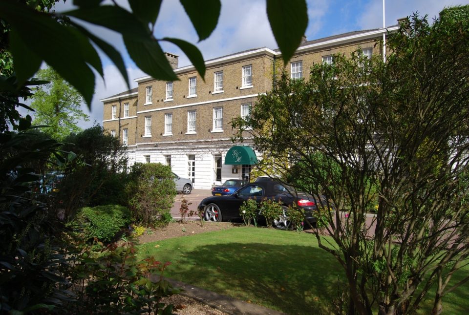 The entrance to the hotel for weddings is separate to the main entrance!