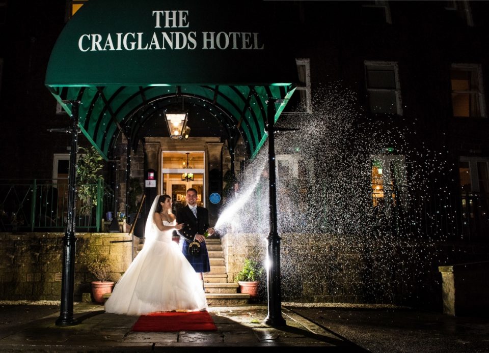 The beautiful entrance to the Craiglands.