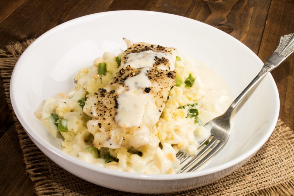 A delicious fresh Scottish seafood dish. 