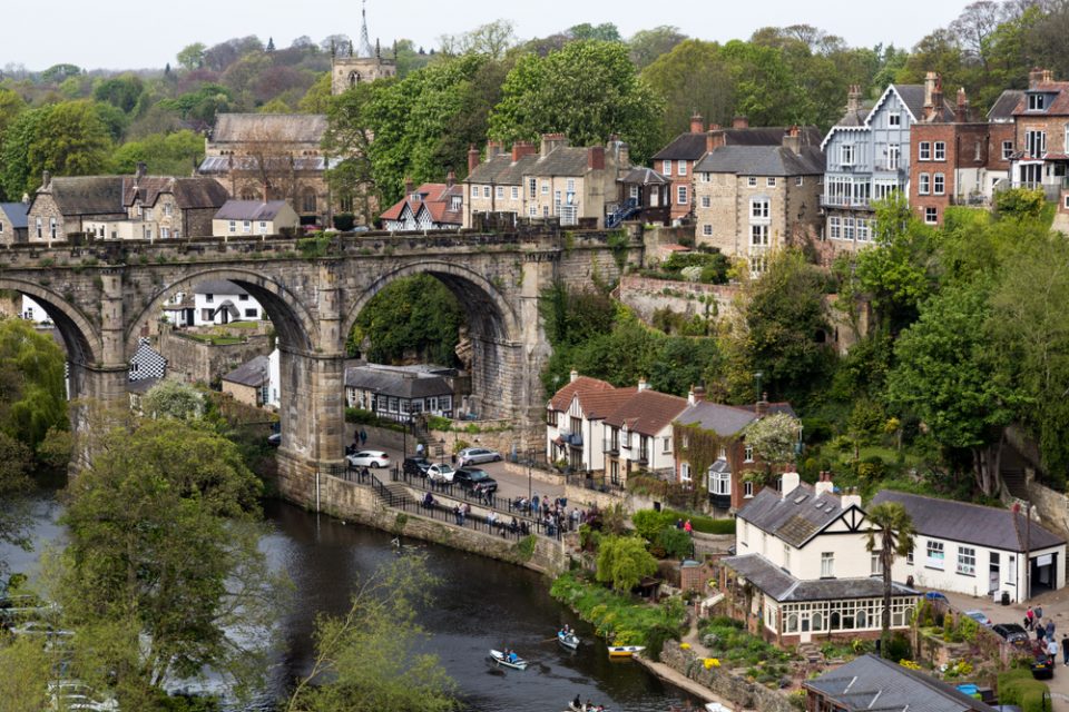 The beautiful Victorian spa town of Harrogate.