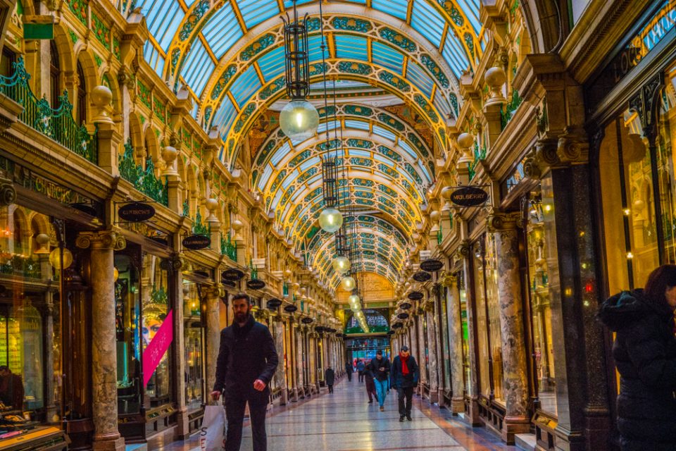 Imagine posing with your new husband down this iconic shopping arcade!