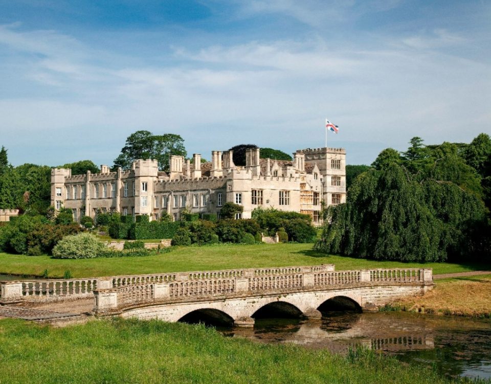 Deene Park sits proudly, overlooking its vast parkland.