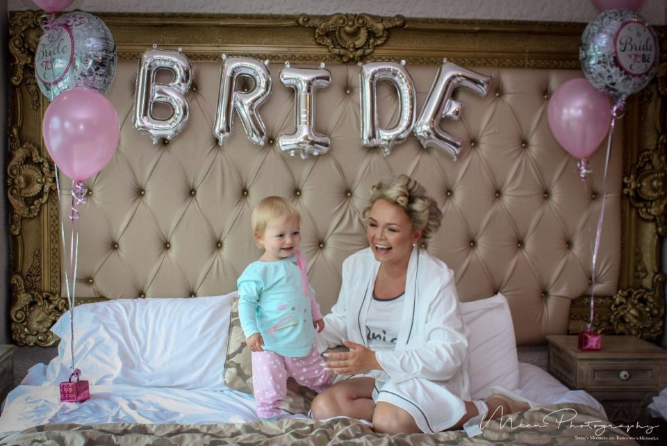The bride-to-be before the big day!