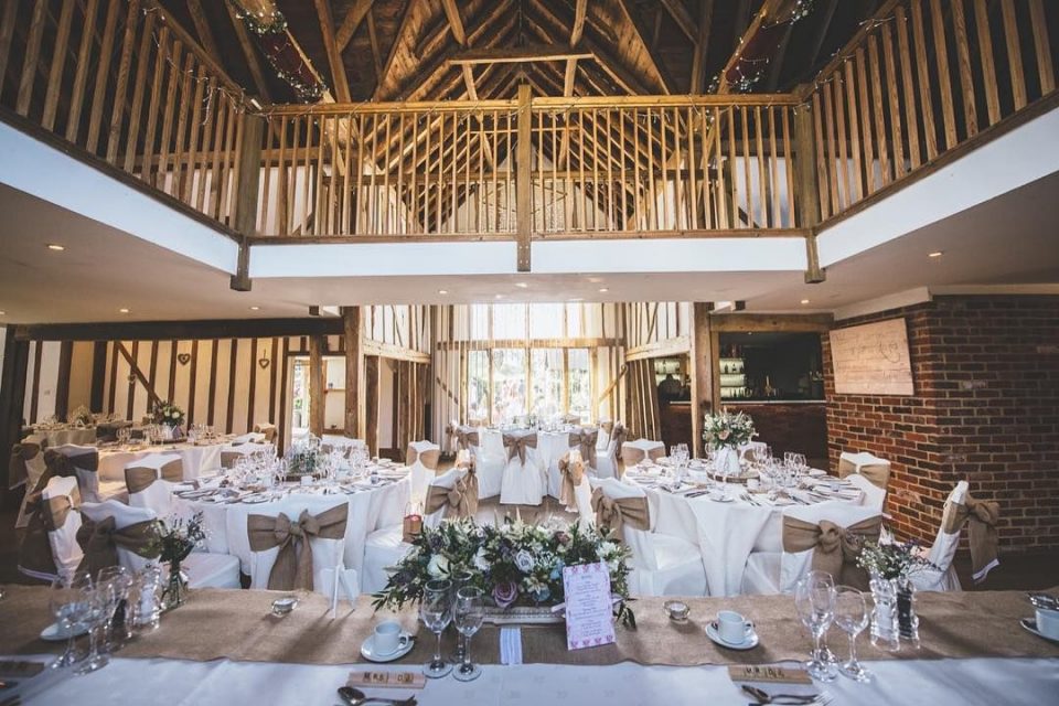 The interiors are ideal for rustic weddings.