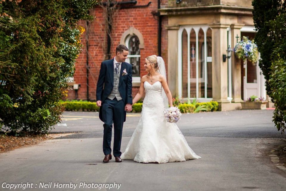 Becky and Gareth married at Bartle Hall in Preston.