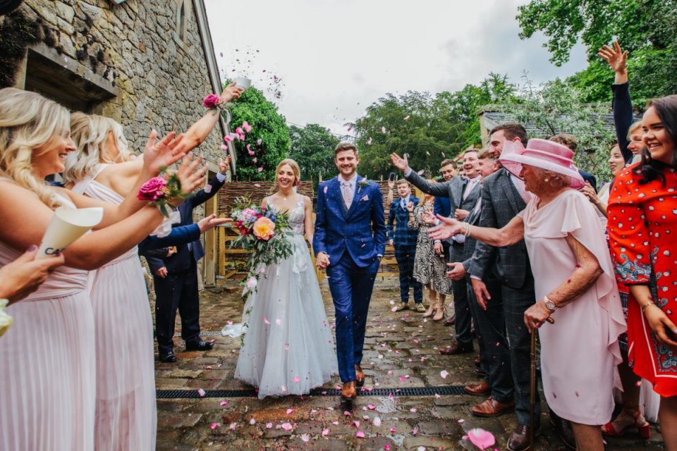 The lovely couple Hayleigh and Will on their wedding day at Wyresdale Park in Preston!