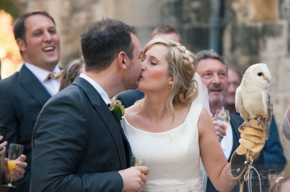 If you want owls in your photos in true Harry Potter fashion, why not! Sarah and Paul Photography has your photos covered if you do...