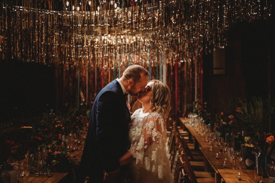 We love everything about the decor at this wedding!