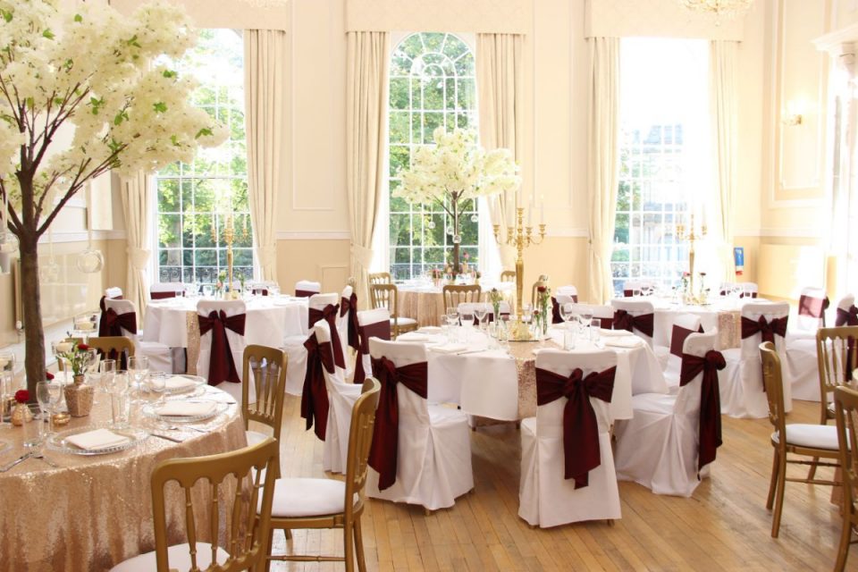 The beautiful Ballroom at De Grey Rooms can host your ceremony.