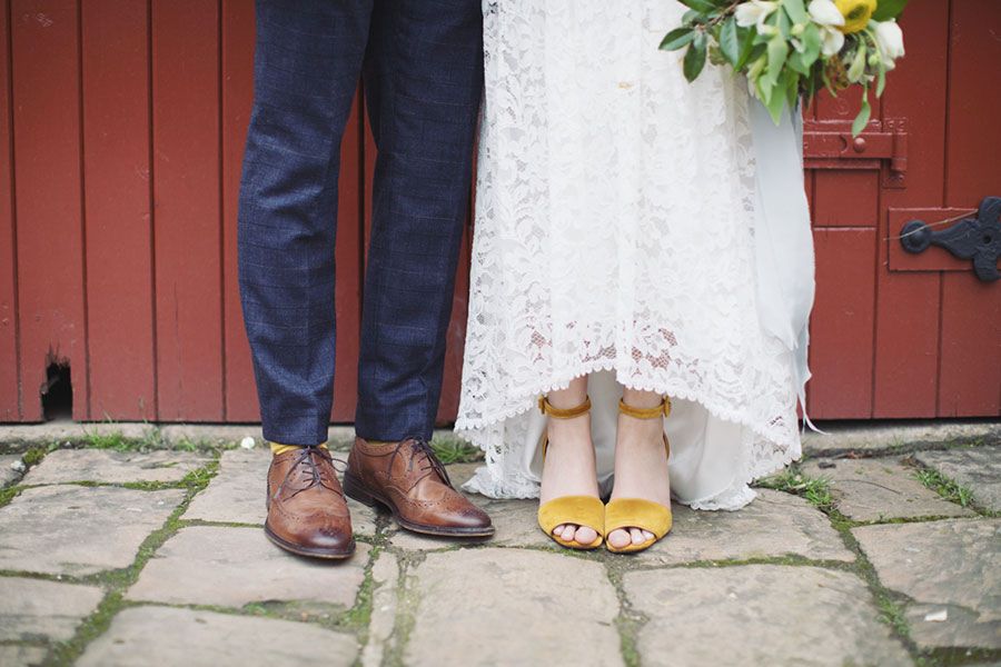 There was a yellow theme throughout right down to the shoes!