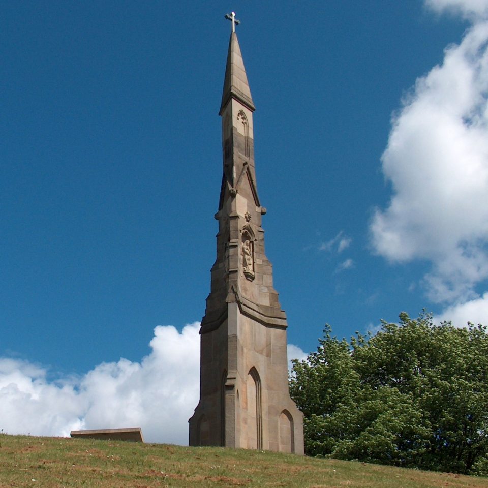 An important monument that creates a unique backdrop.