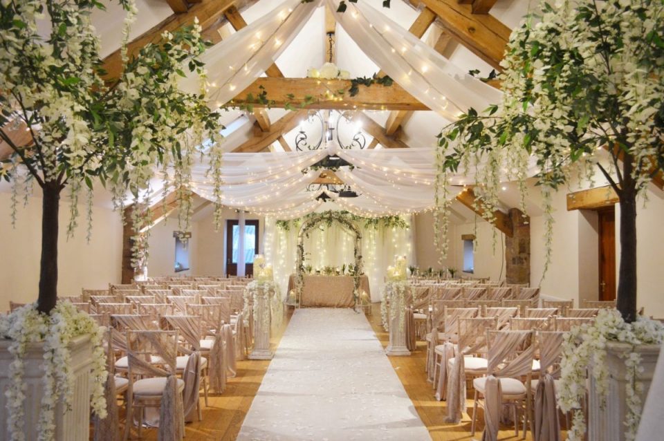 The beautiful barn after its restoration.