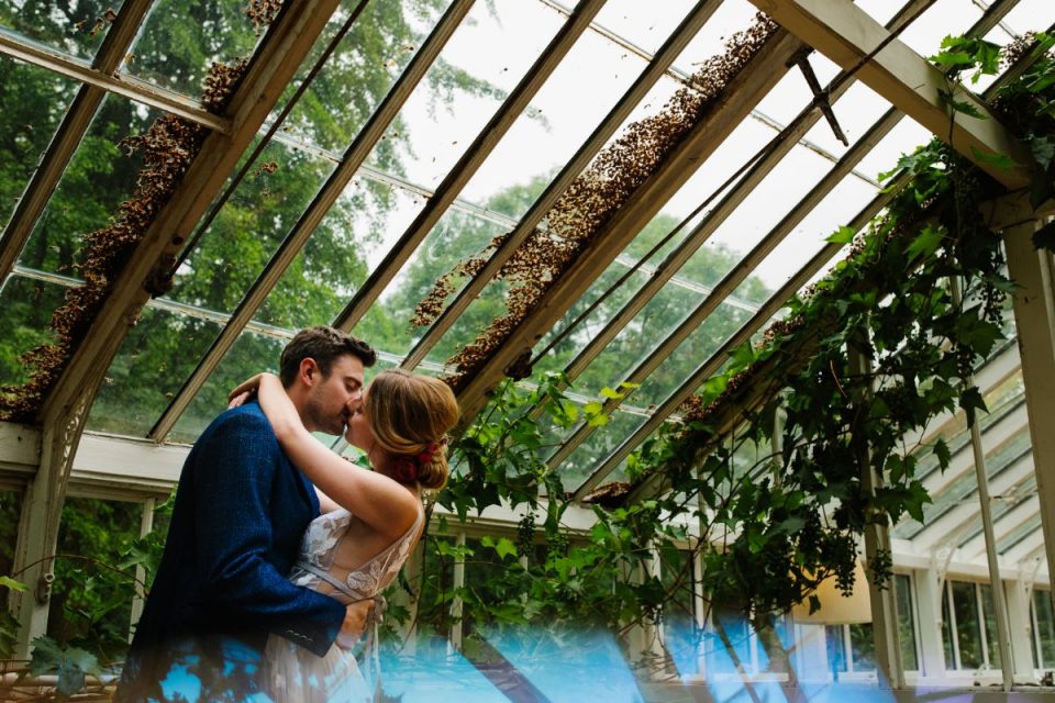 The couple's brilliant photographer was Weddings by Kyle.
